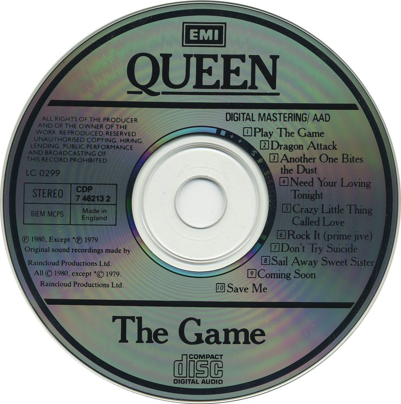 Queen  The Game cd 