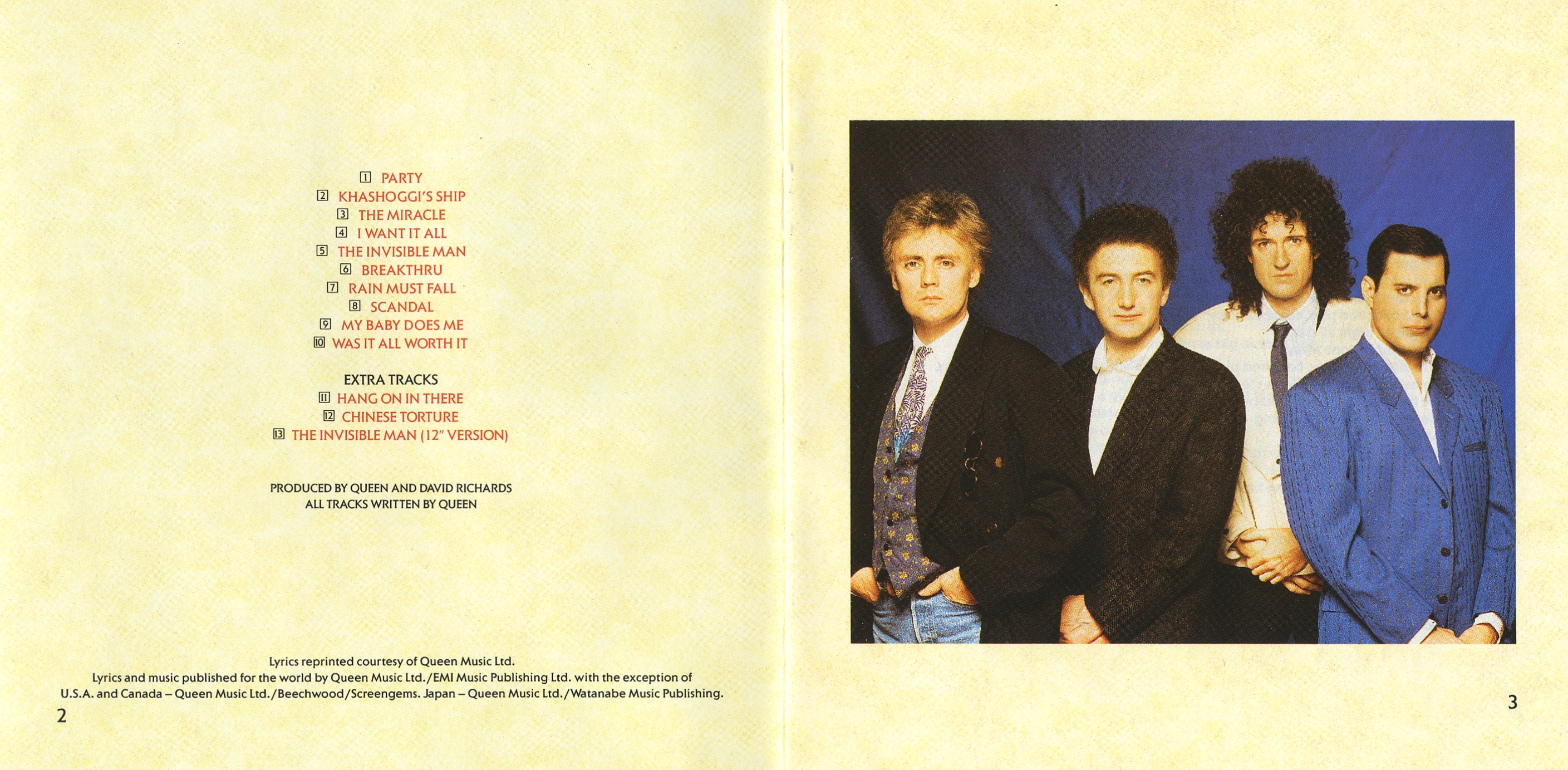 Queen  The Miracle booklet2 