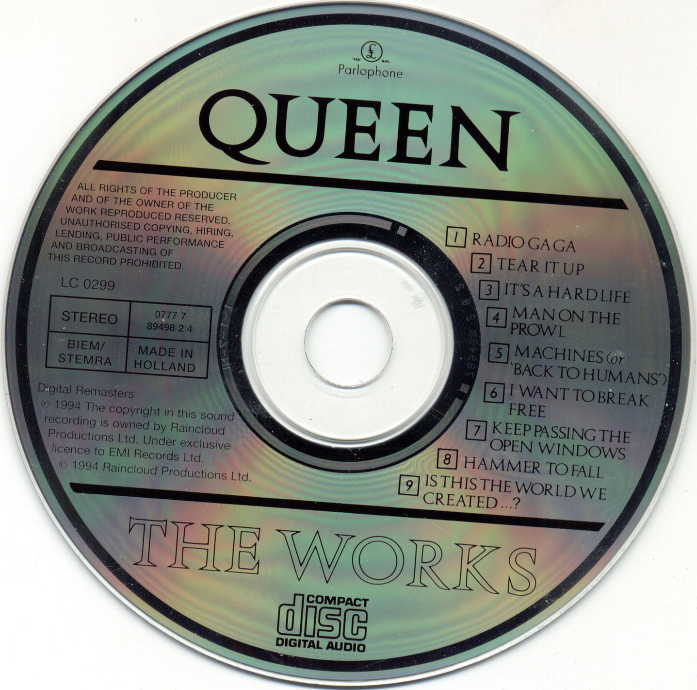 Queen  The Works cd 