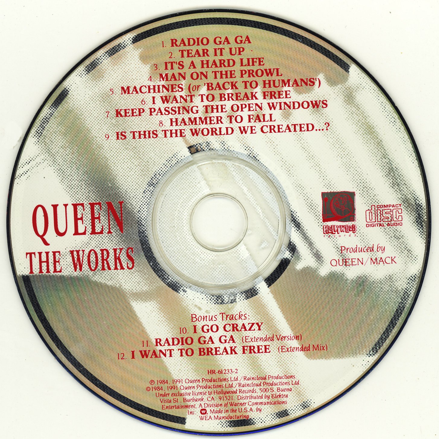 Queen  The Works Remasterd cd 