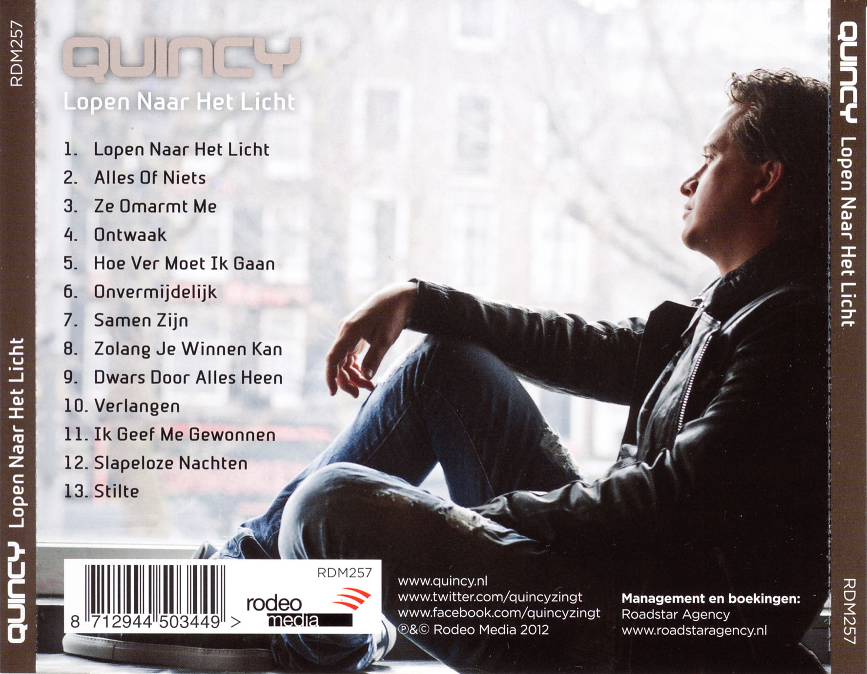 Quincy  Lopen Naar Het Licht back 