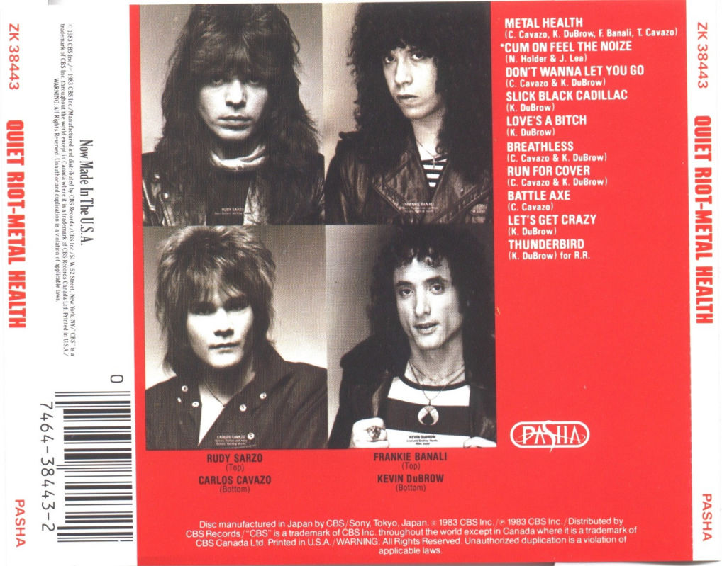 quiet riot  metal health b