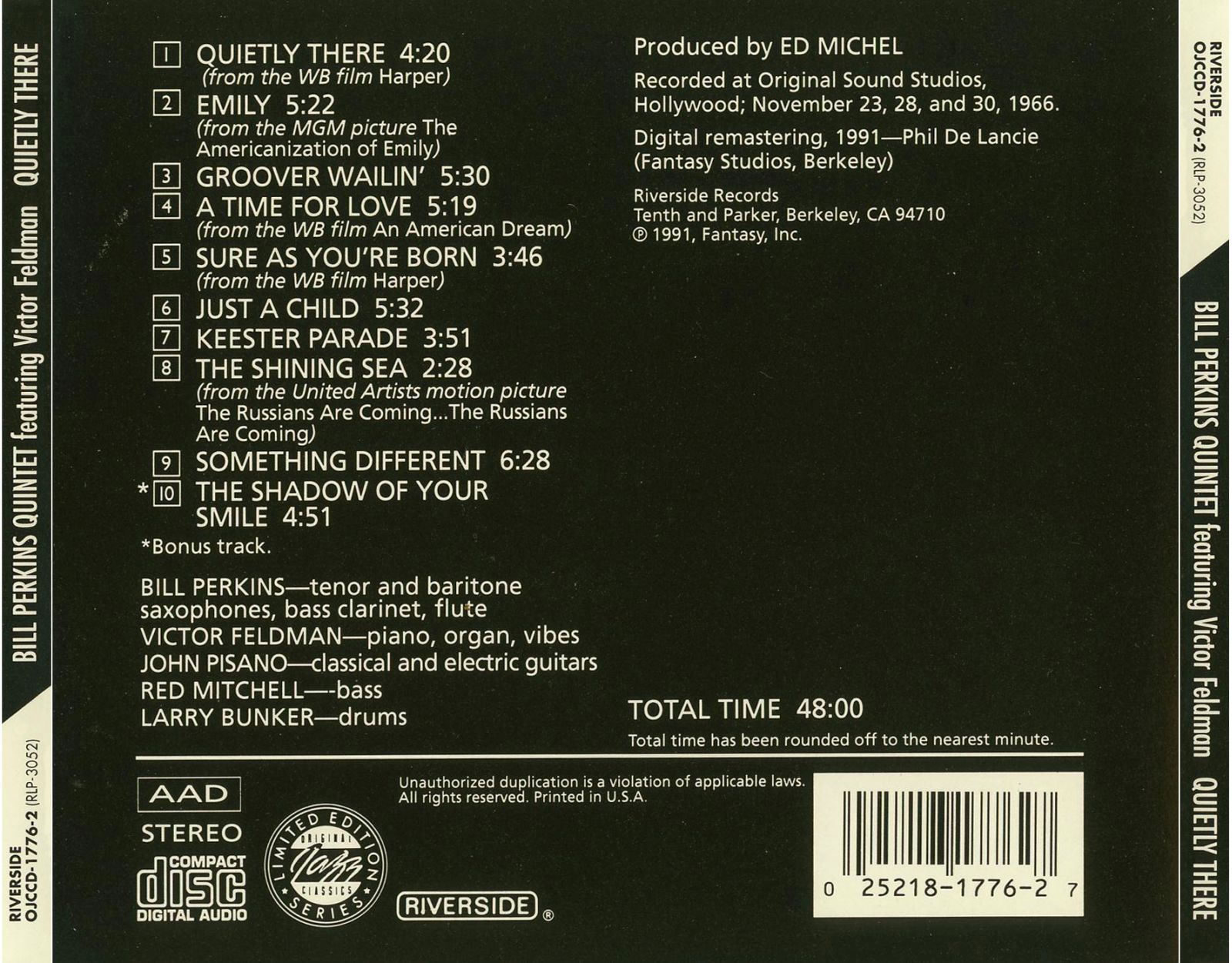 quietly there bill perkins 