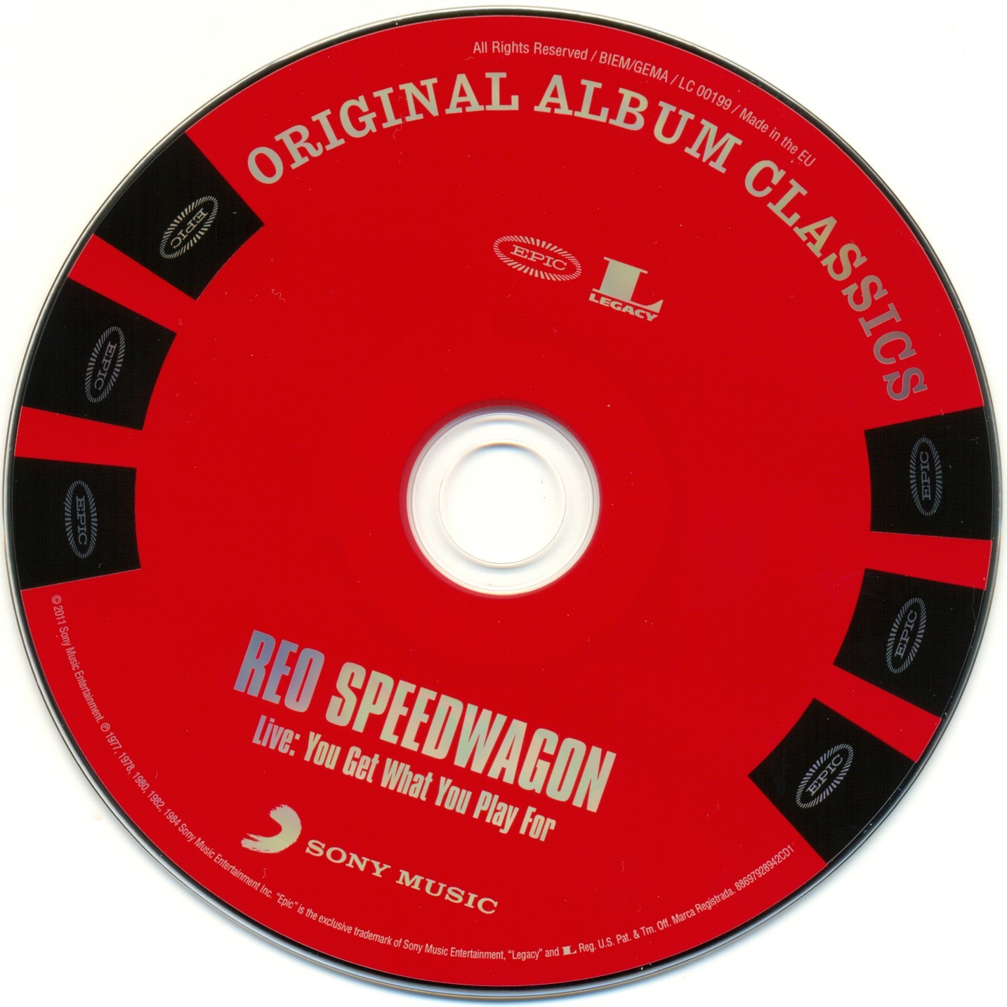 Reo Audio REO Speedwagon Original Album Classics You Get What You Play For Live ...