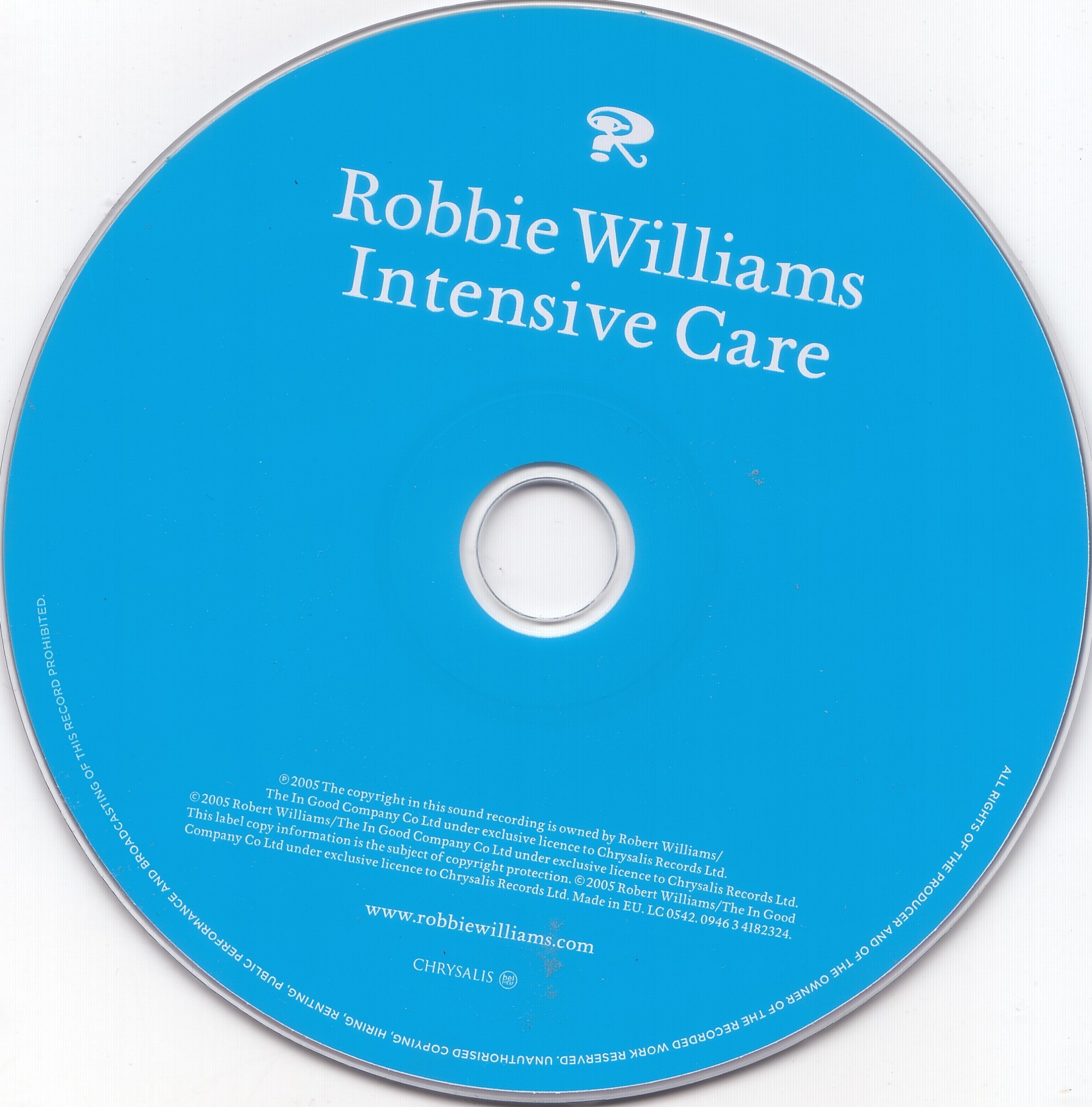 Robbie Williams  Intensive Care cd 