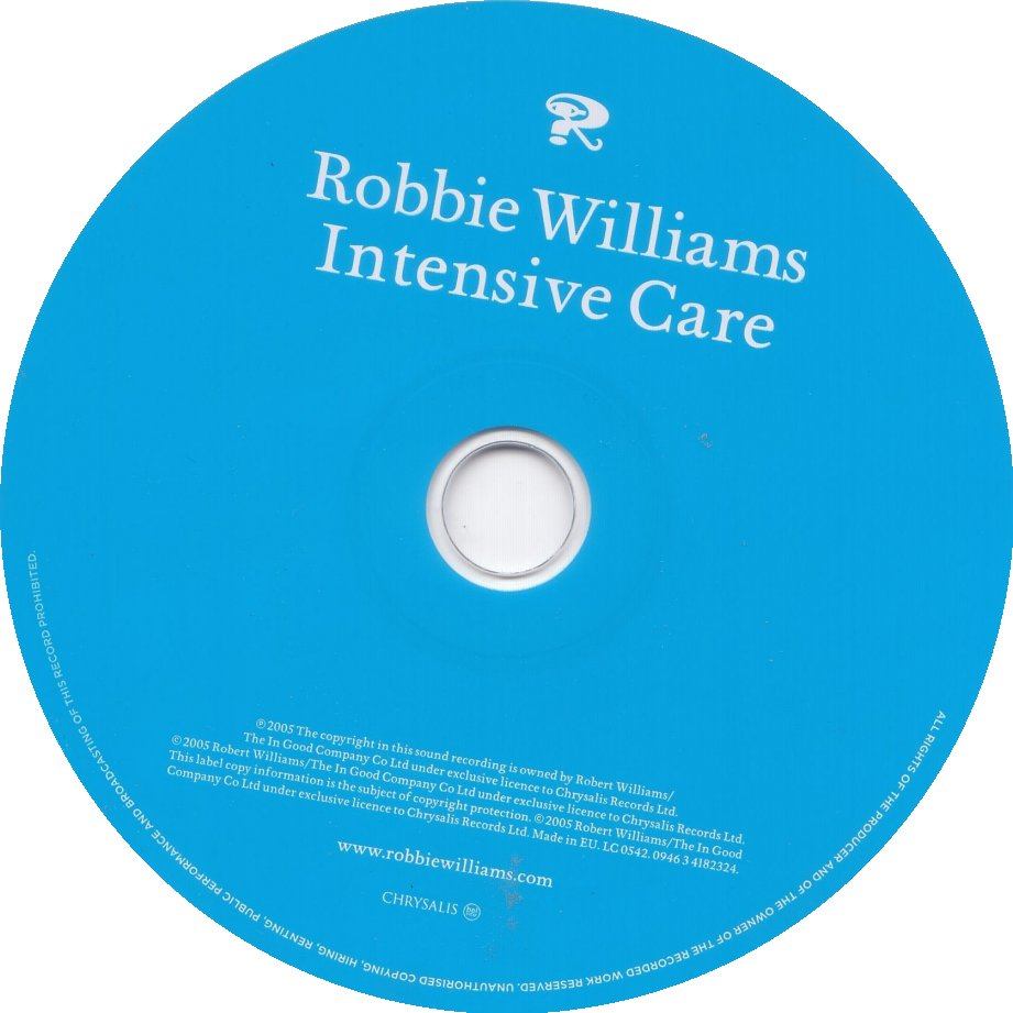 robbie williams  intensive care cd