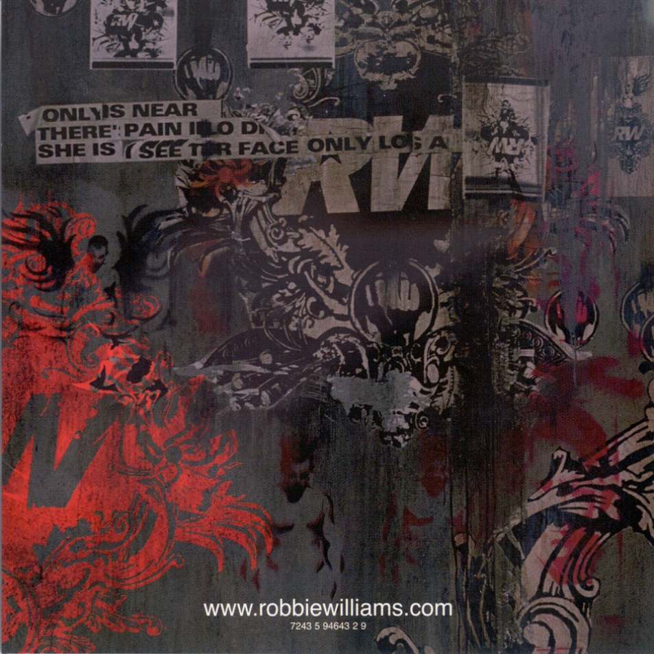 robbie williams  live summer 2003 inlay