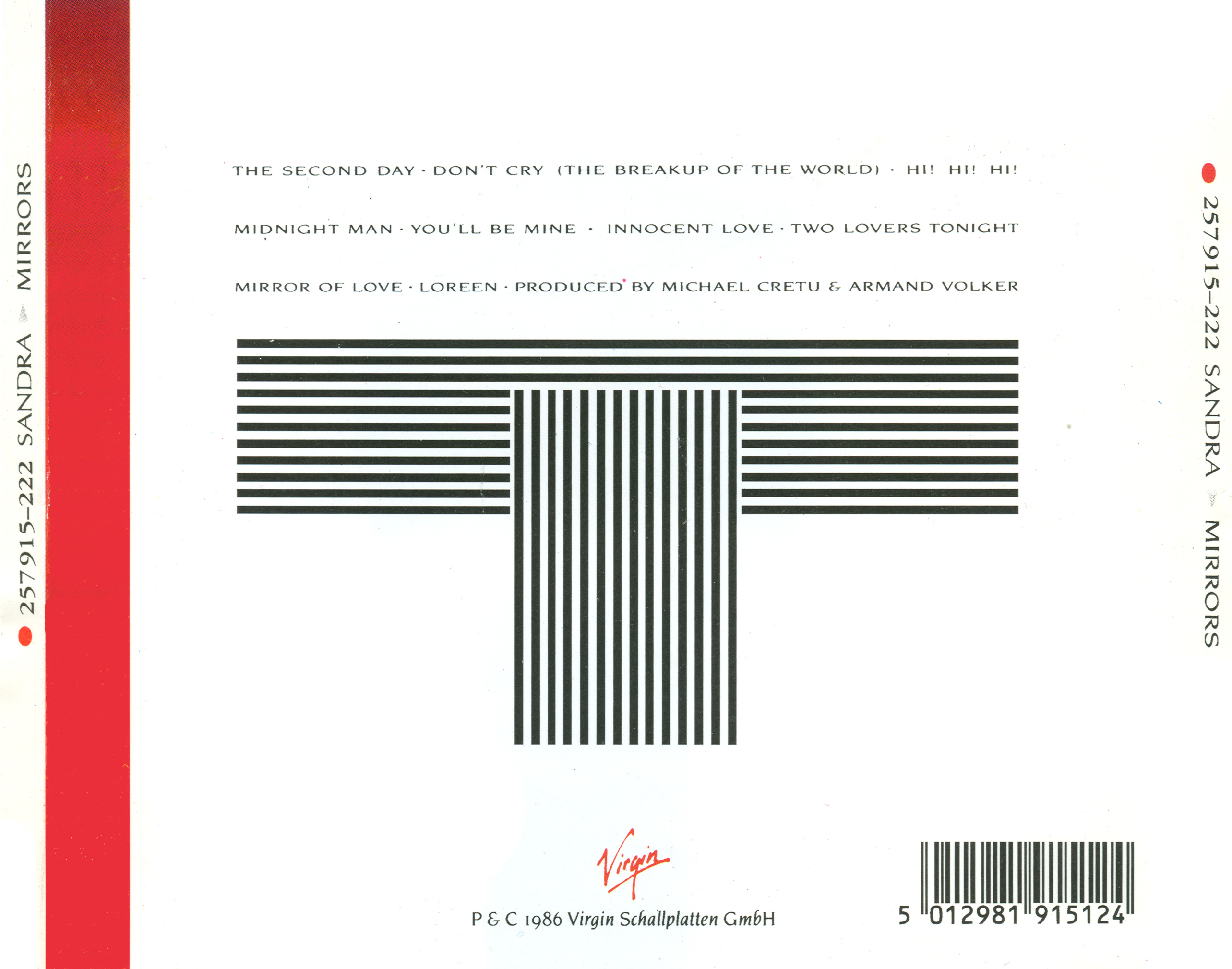 Sandra  Mirrors back 