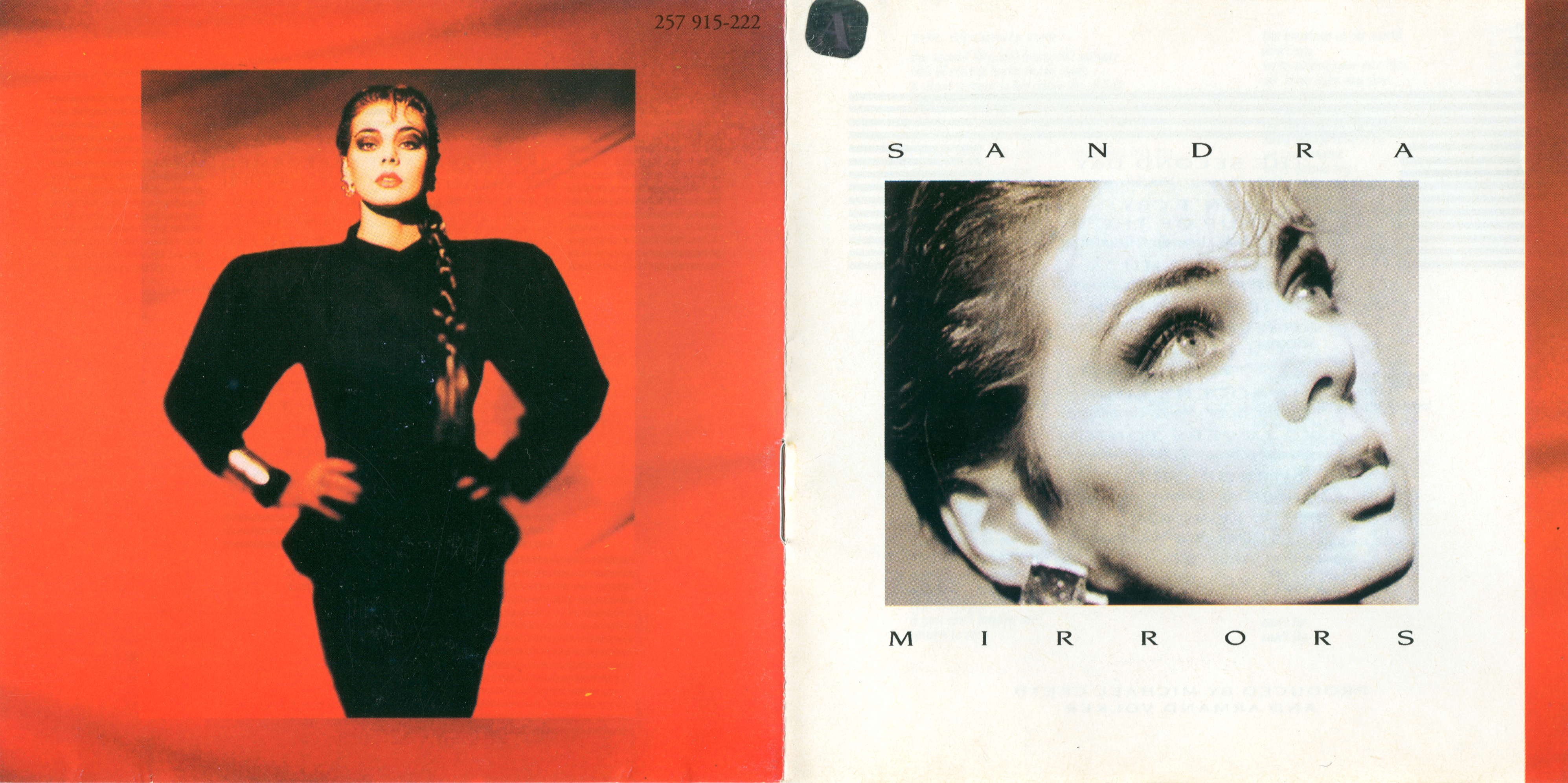 Sandra  Mirrors booklet 