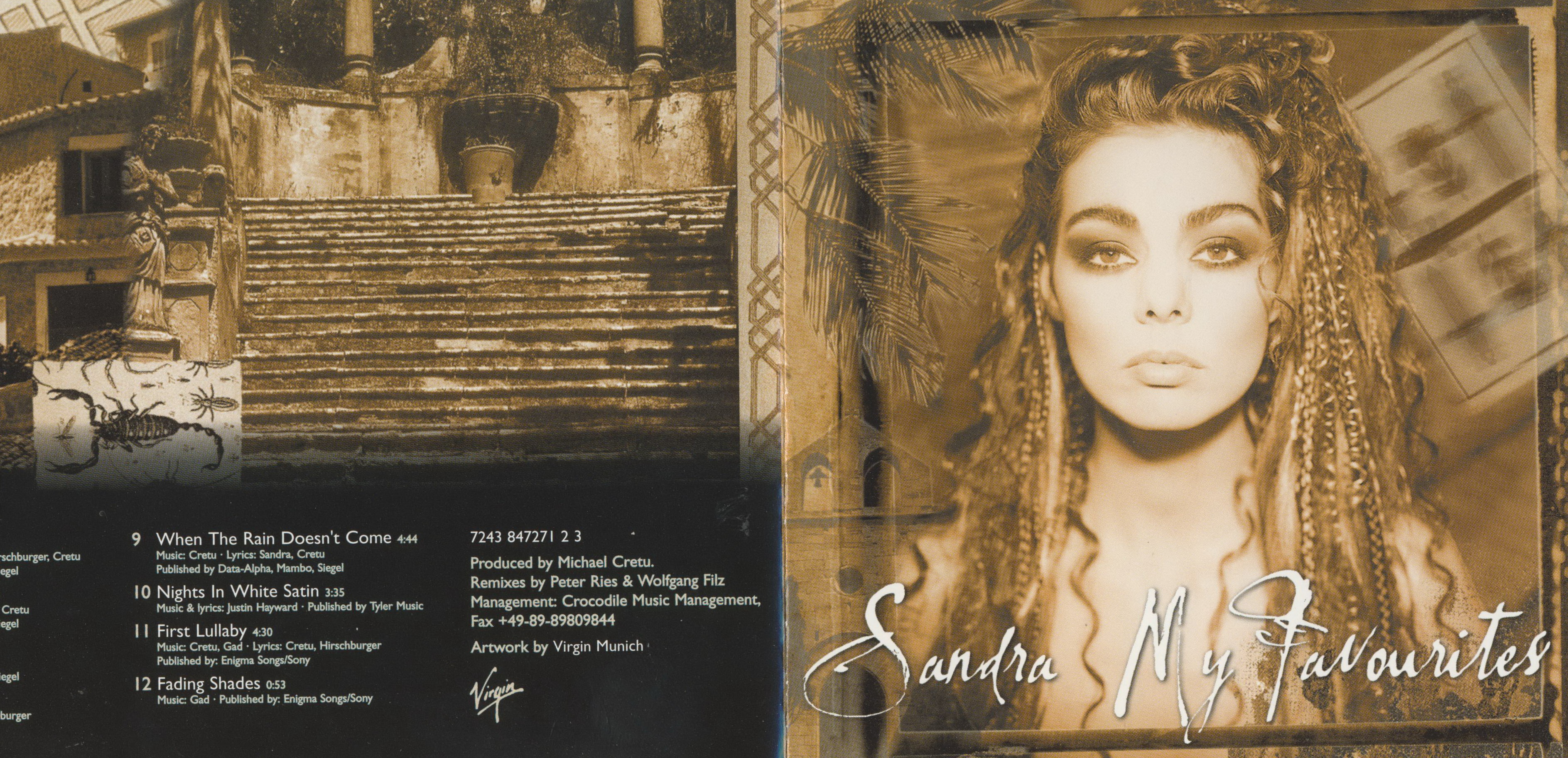 Sandra  My Favourites booklet1 