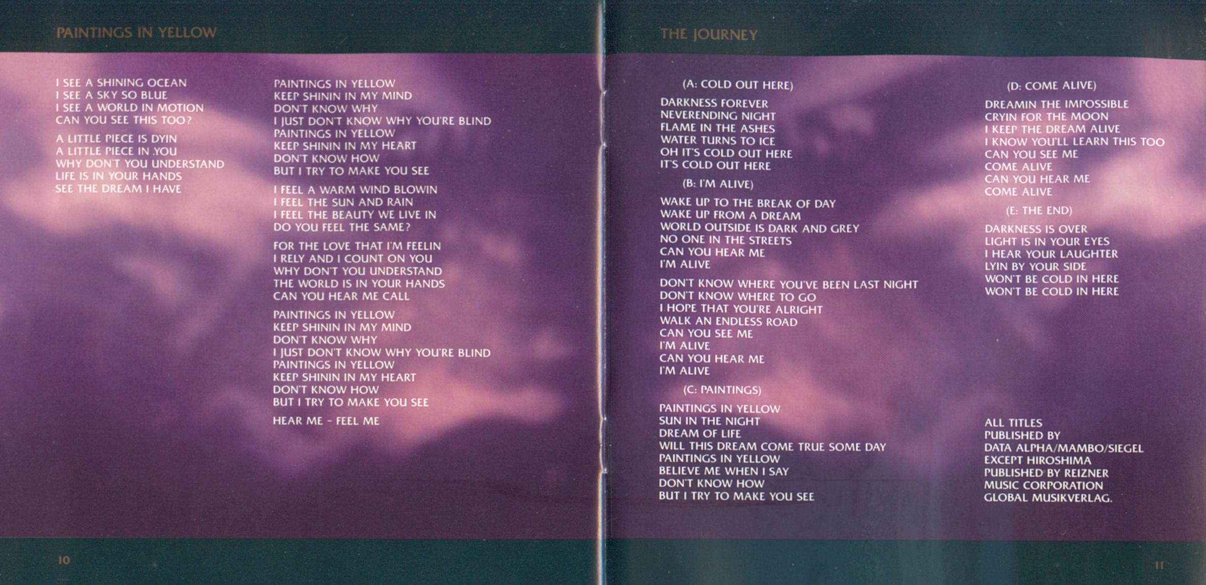 Sandra  Paintings In Yellow booklet1 