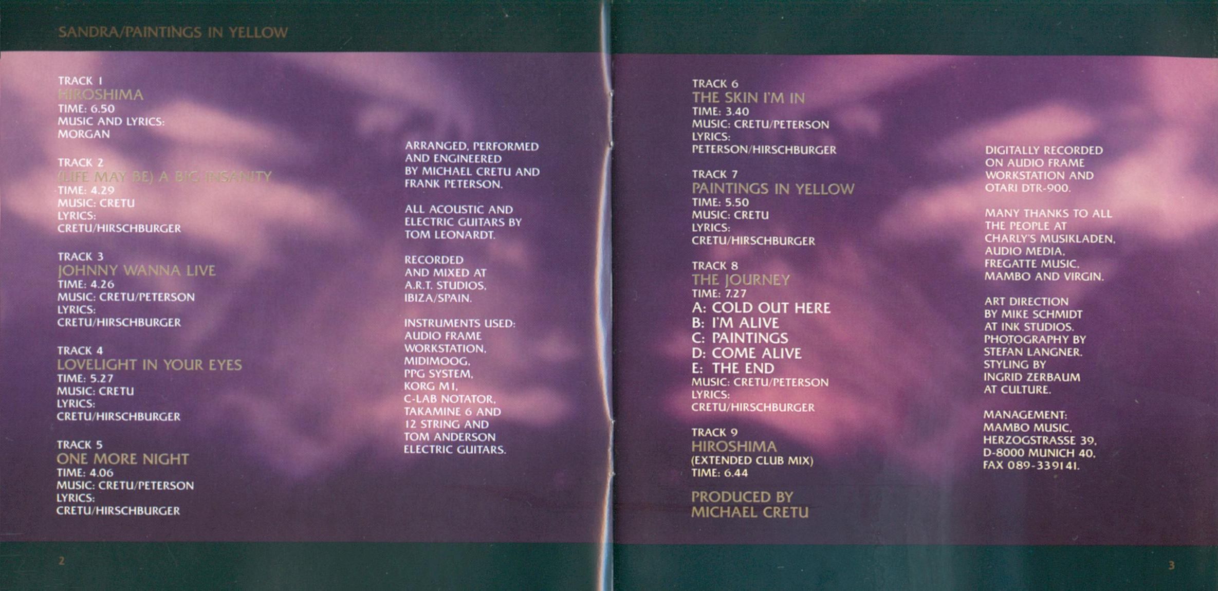 Sandra  Paintings In Yellow booklet5 