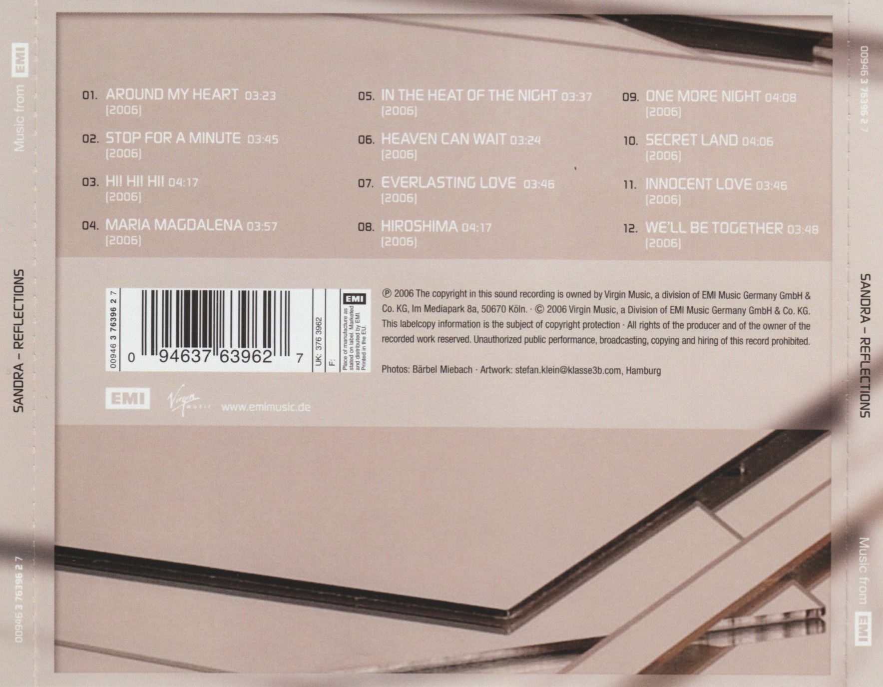 Sandra  Reflections back 