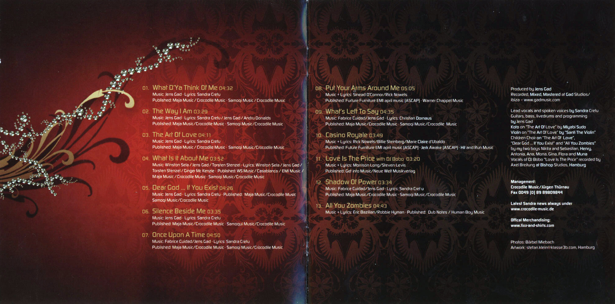 Sandra  The Art Of Love booklet2 