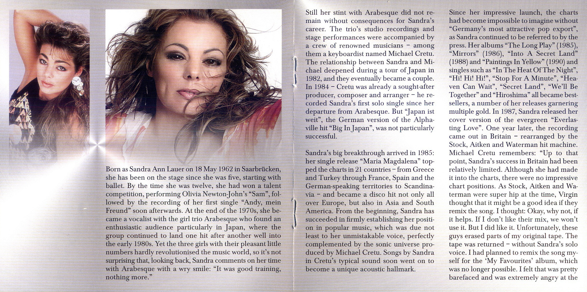 Sandra  The Platinum Collection booklet4 