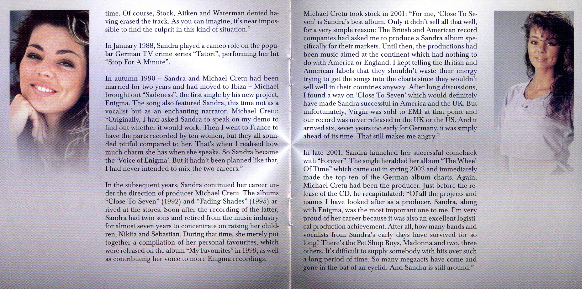 Sandra  The Platinum Collection booklet5 