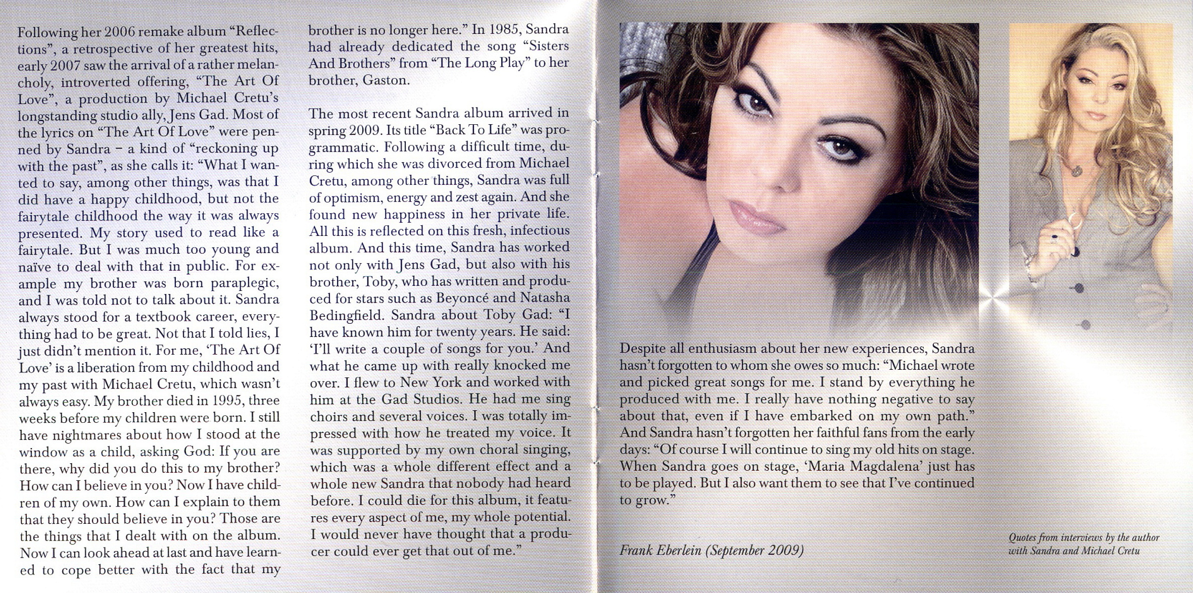 Sandra  The Platinum Collection booklet6 