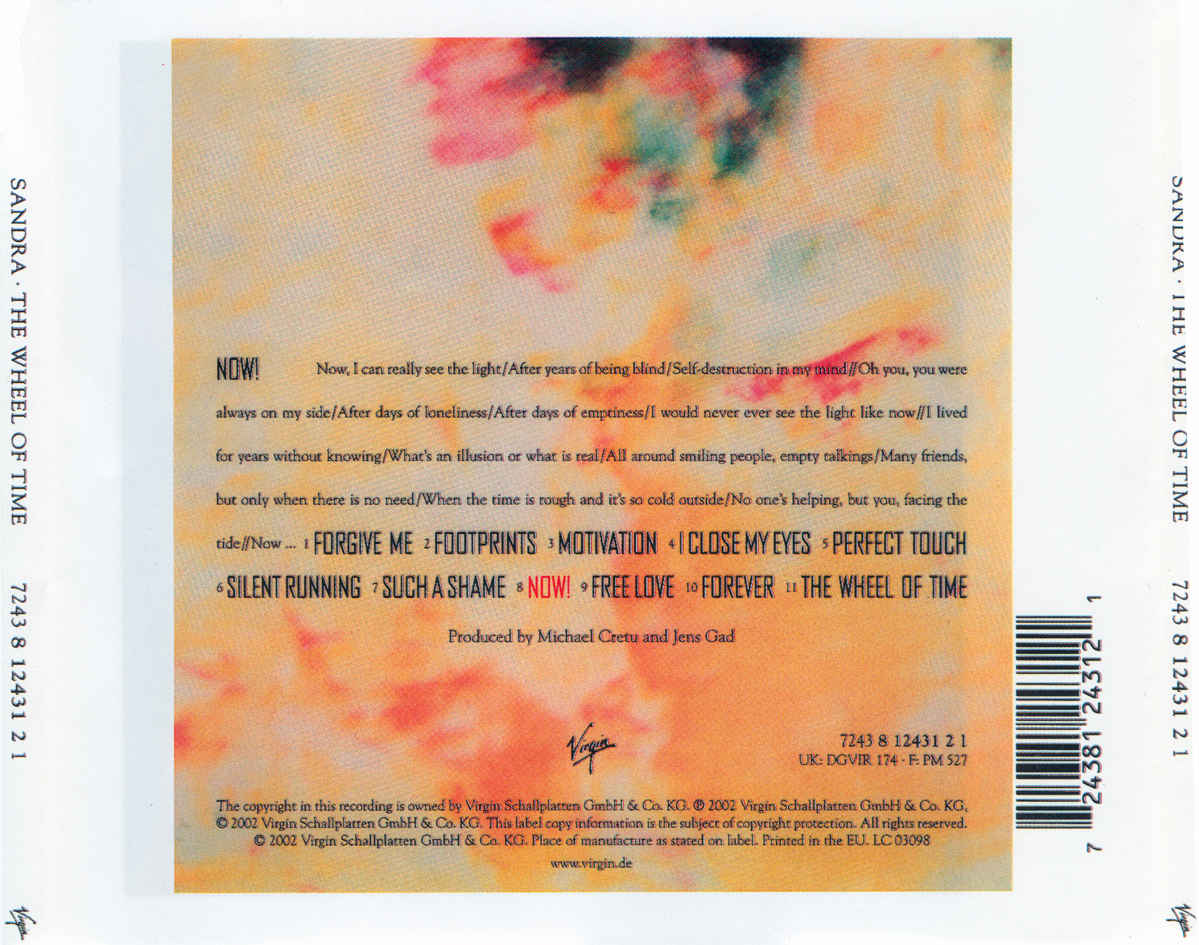 Sandra  The Wheel Of Time back 