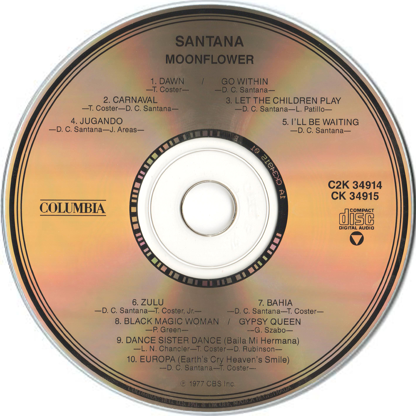 Santana  Moonflower cd1 