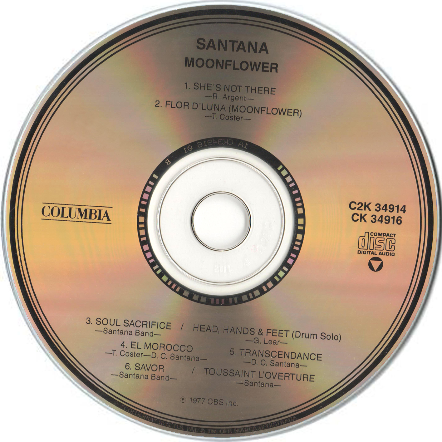 Santana  Moonflower cd2 