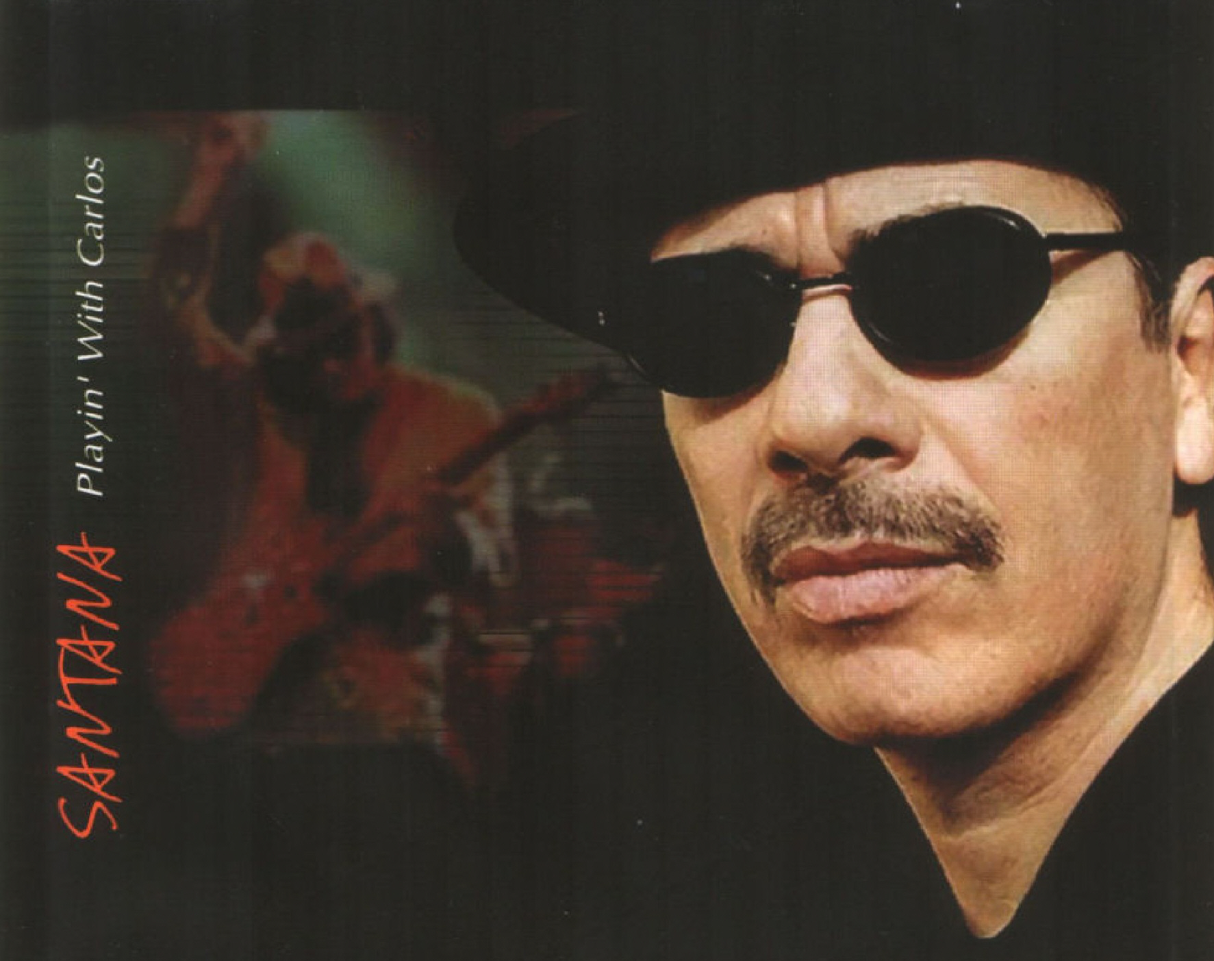 Santana  Playin With Carlos backinside 