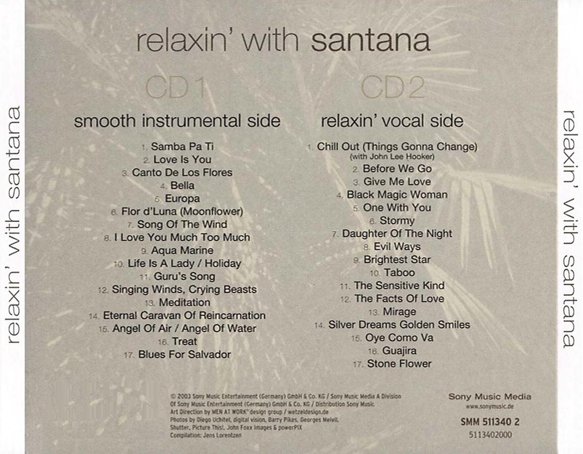 Santana  Relaxin With Santana back 