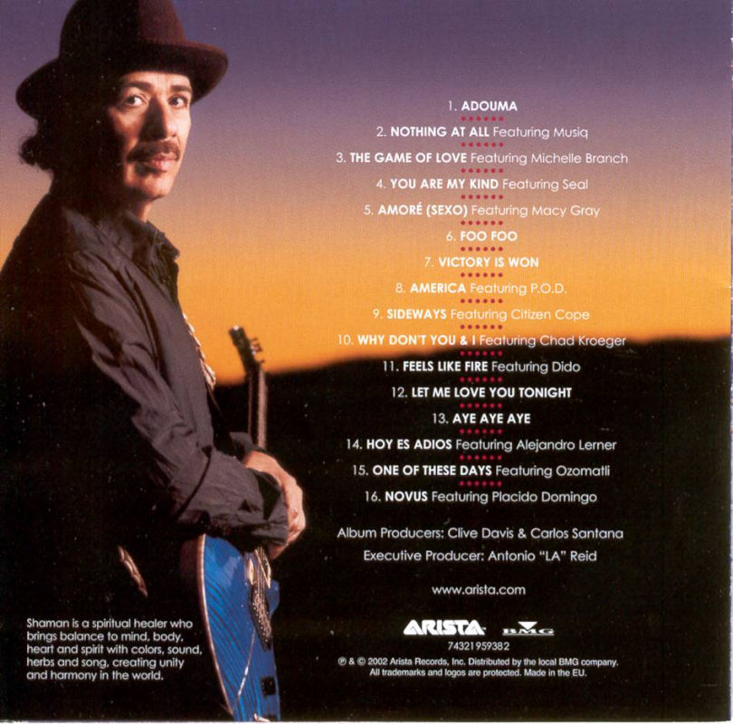 Santana  Shaman frontinside 