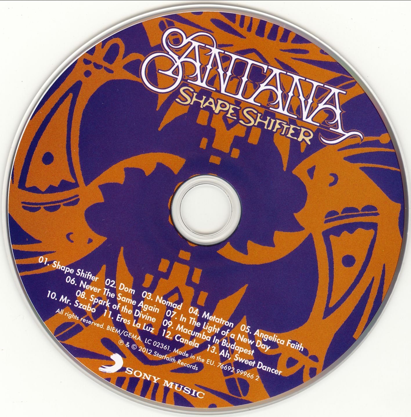 Santana  Shape Shifter cd 