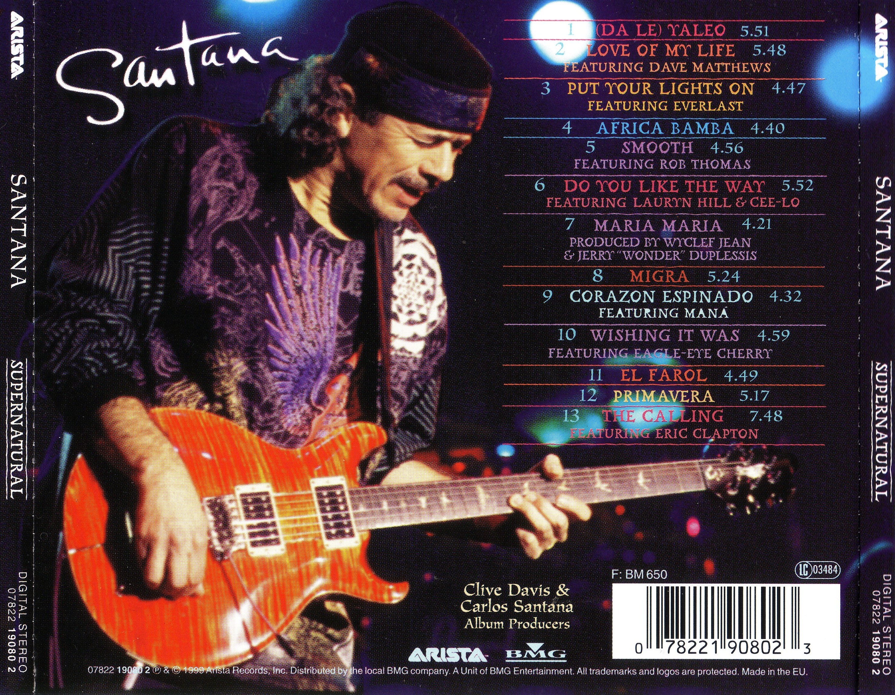 Santana  Supernatural back 