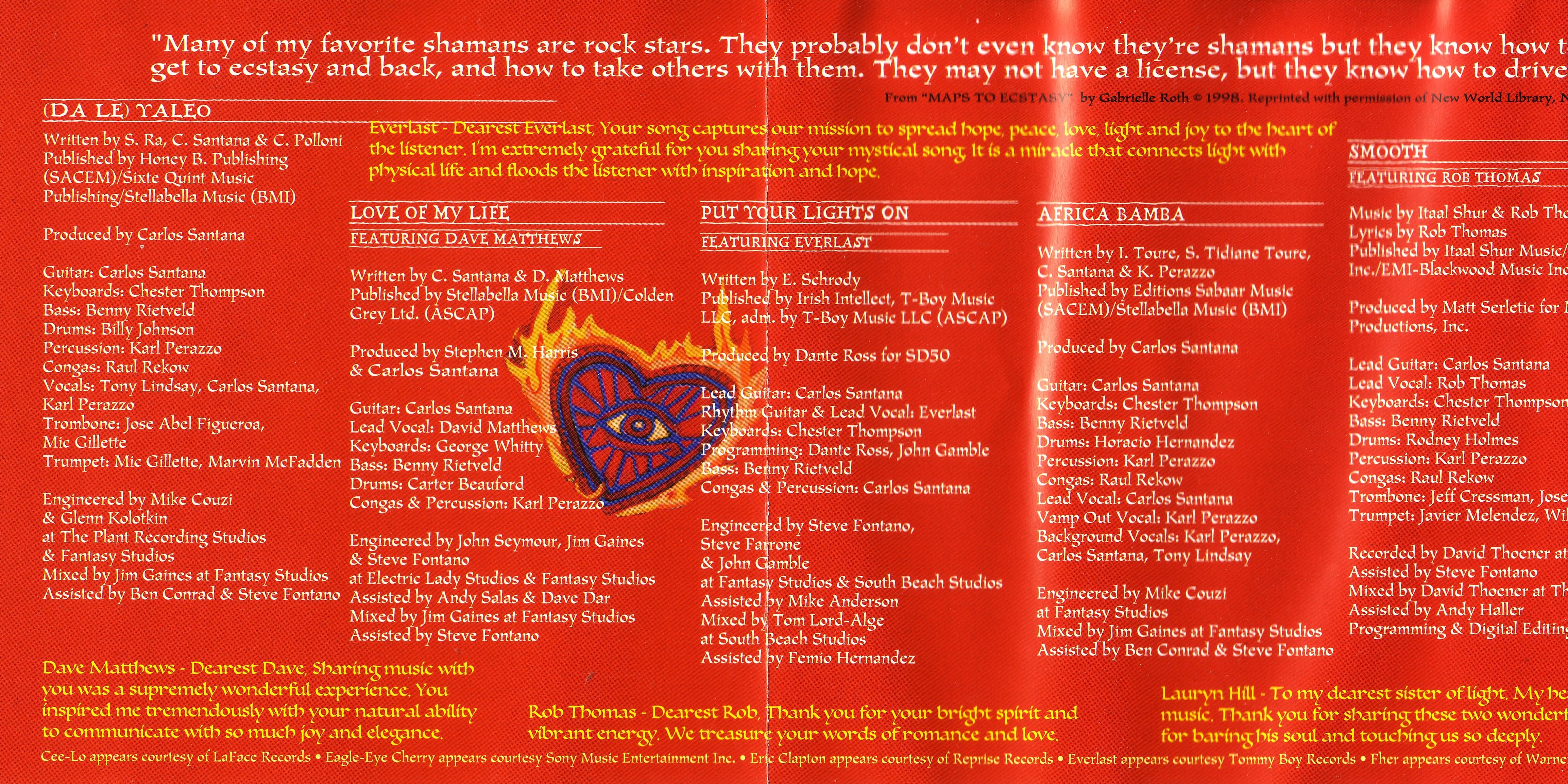 Santana  Supernatural booklet4 