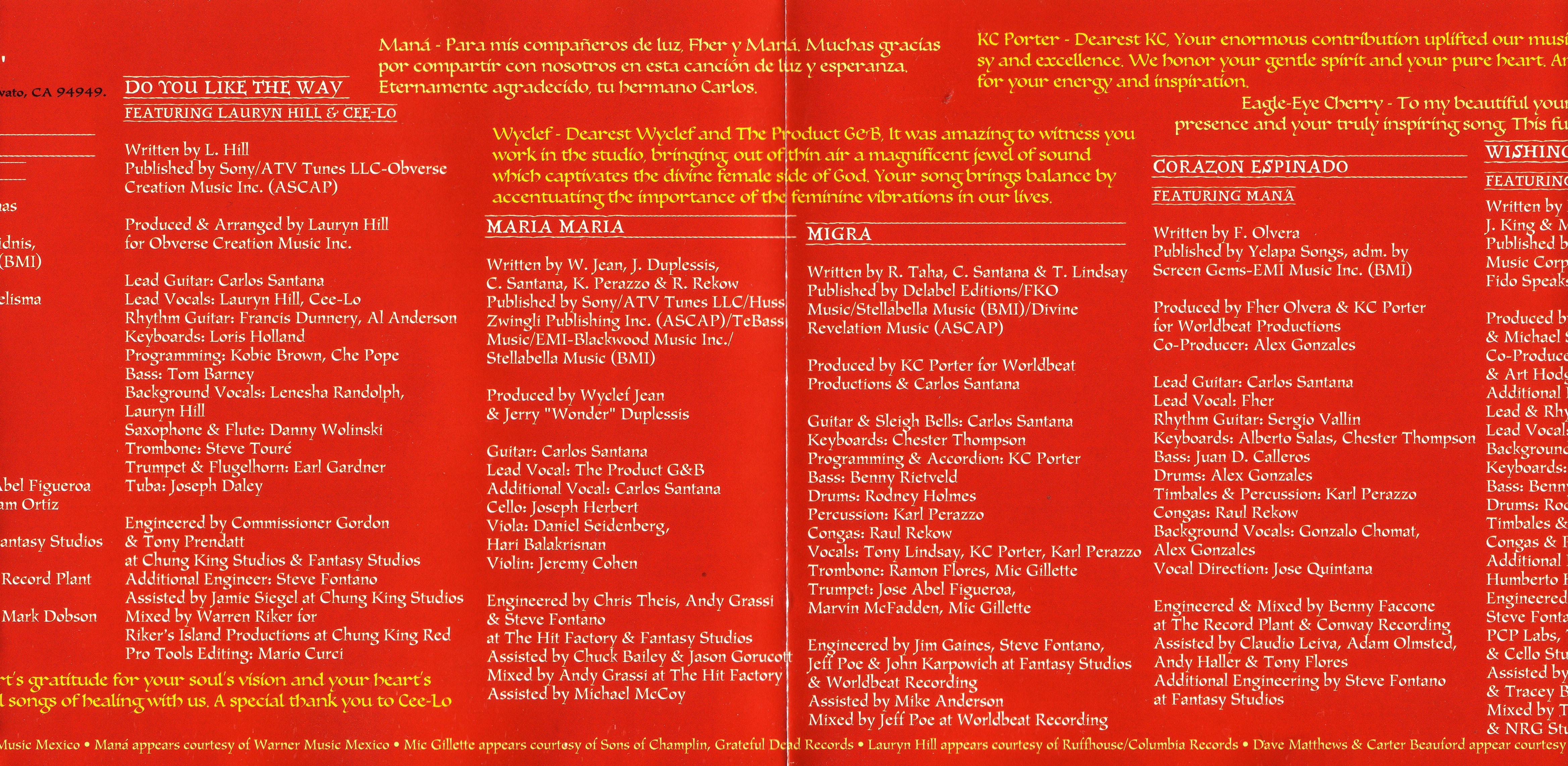 Santana  Supernatural booklet5 