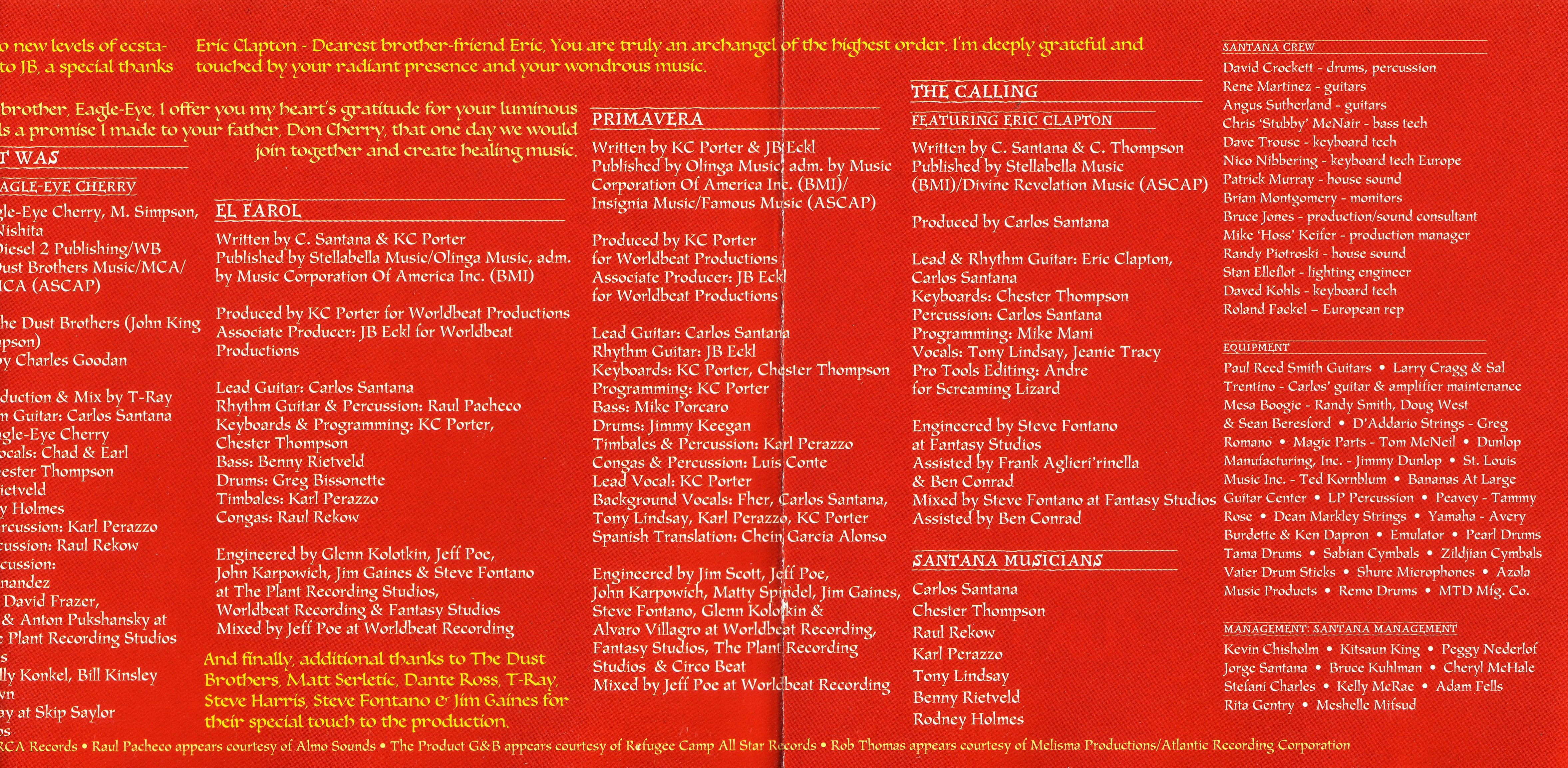 Santana  Supernatural booklet6 