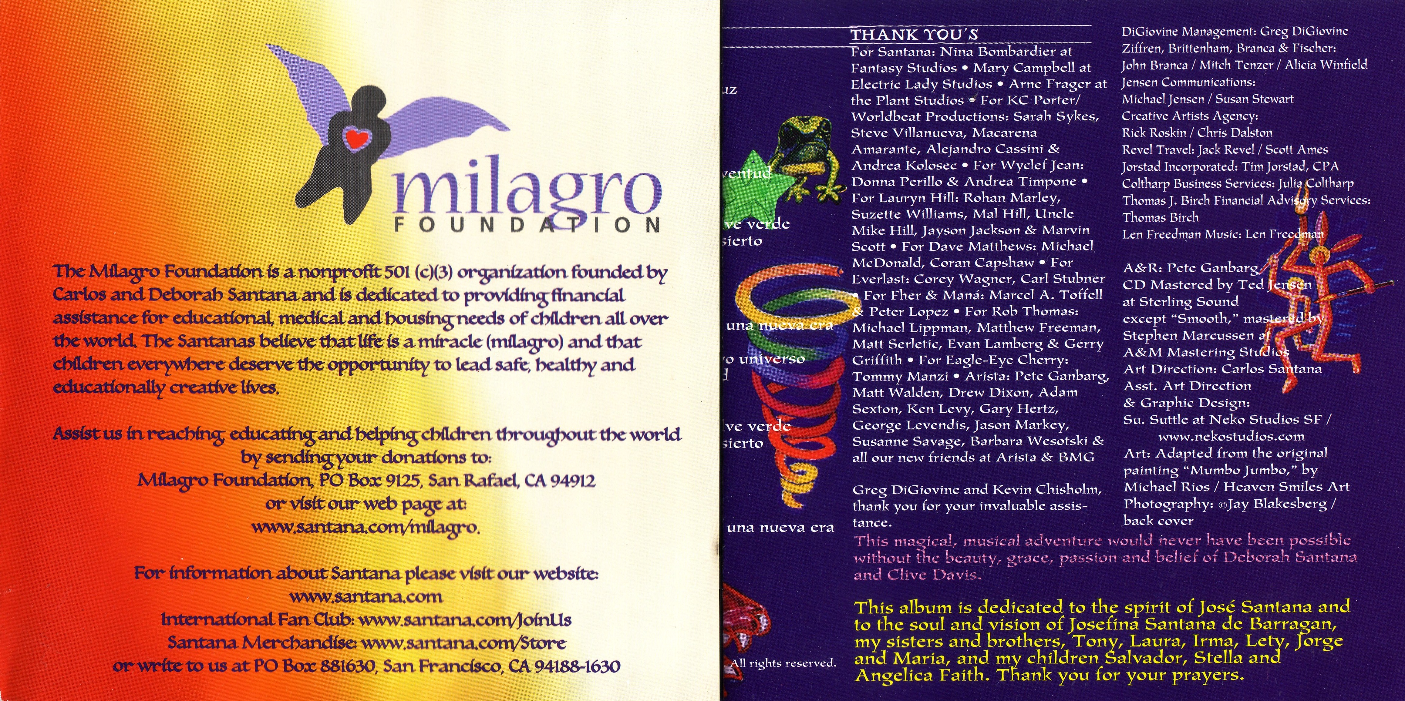 Santana  Supernatural booklet7 