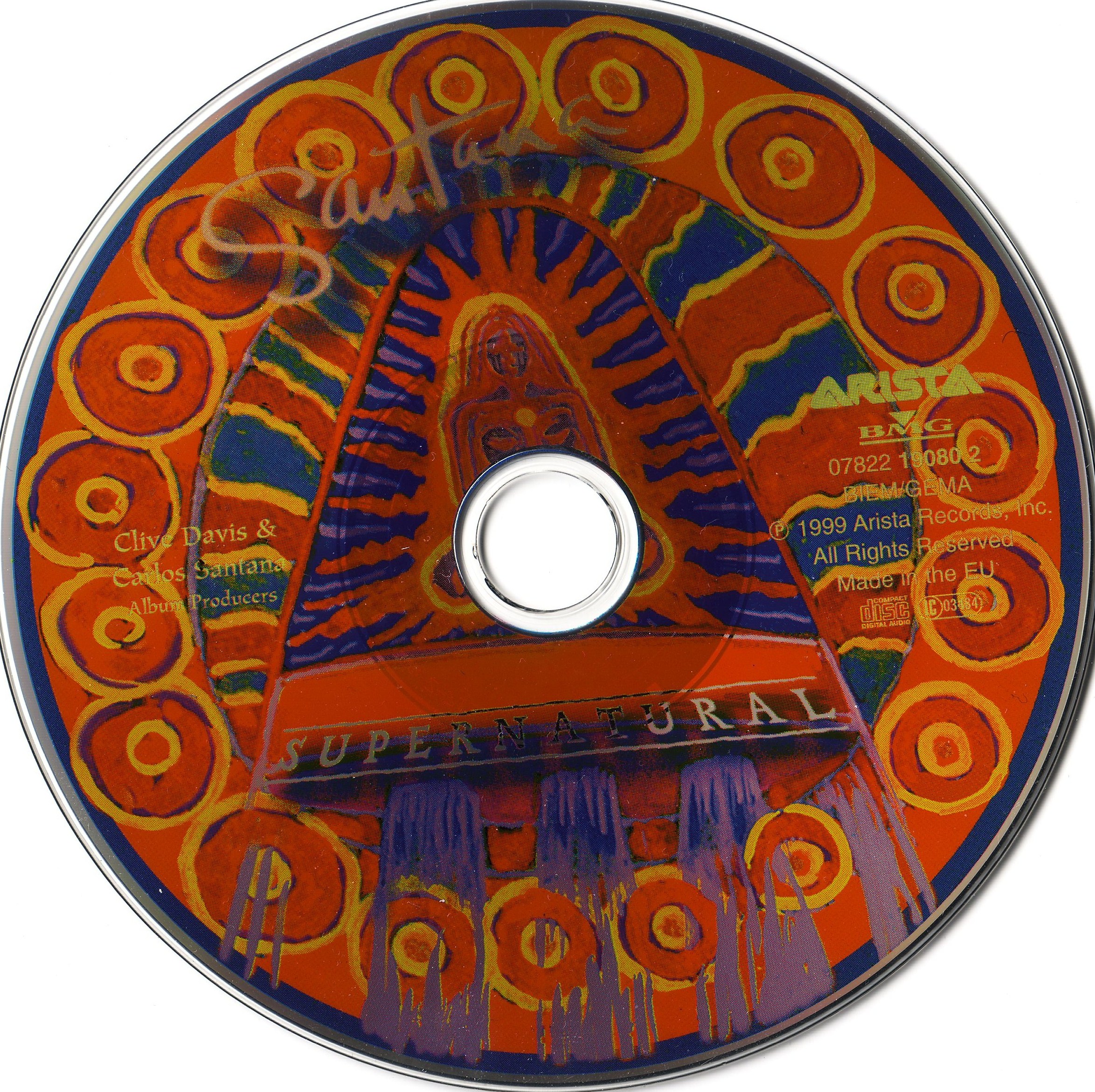 Santana  Supernatural cd 