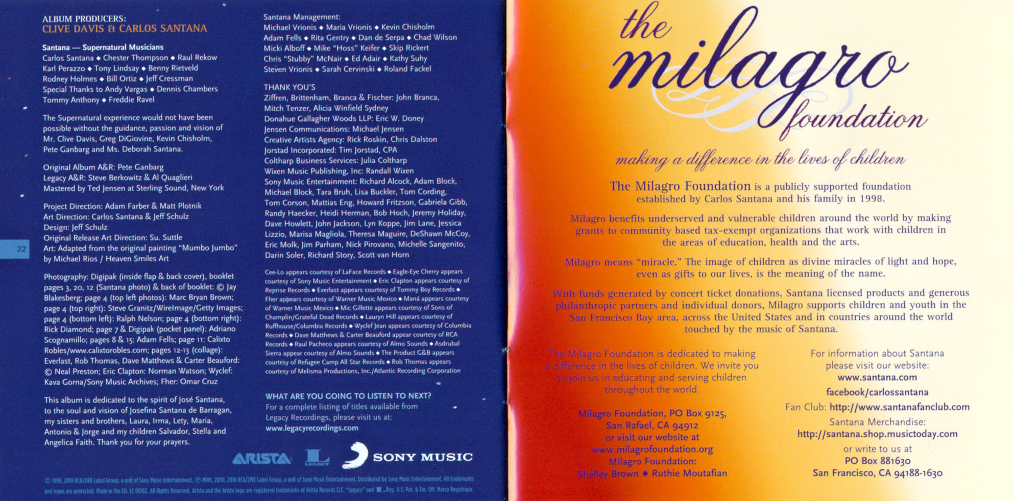 Santana  Supernatural Legacy Edition booklet12 