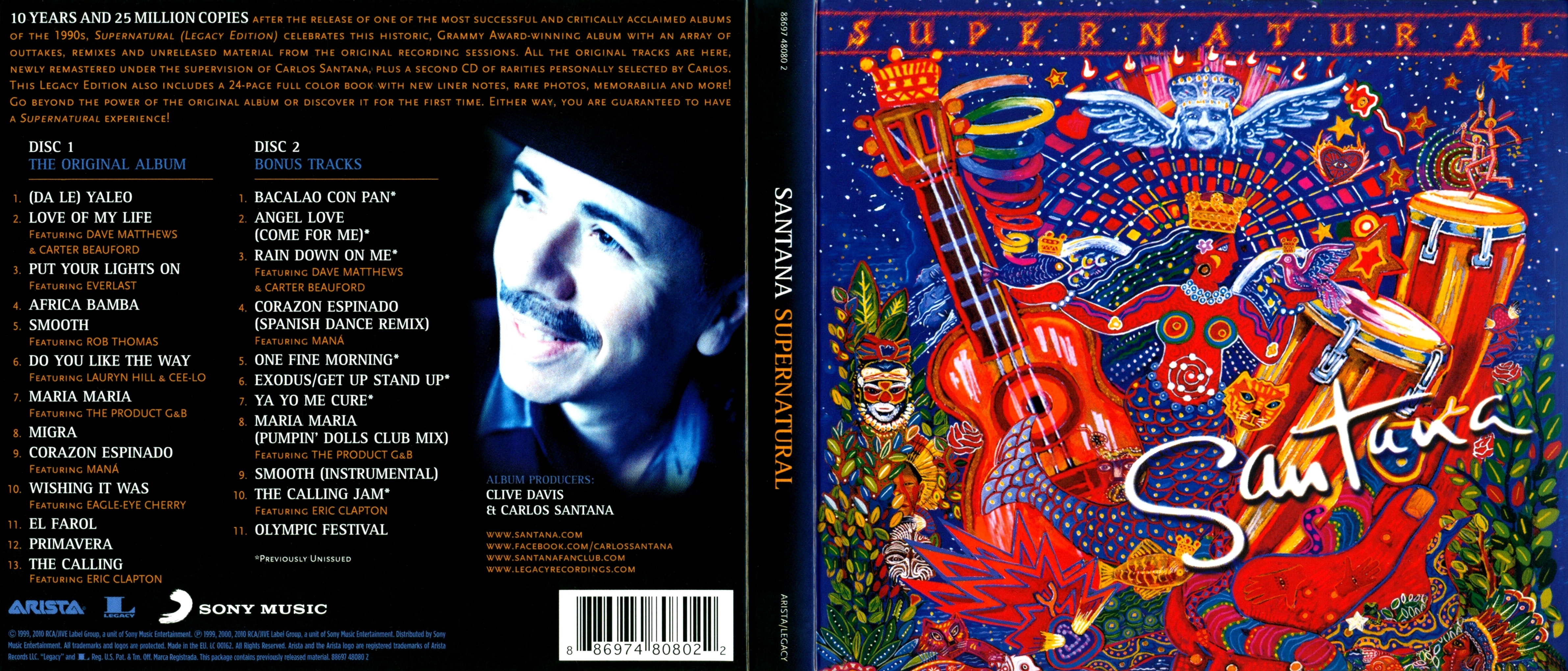 Santana  Supernatural Legacy Edition digipack 