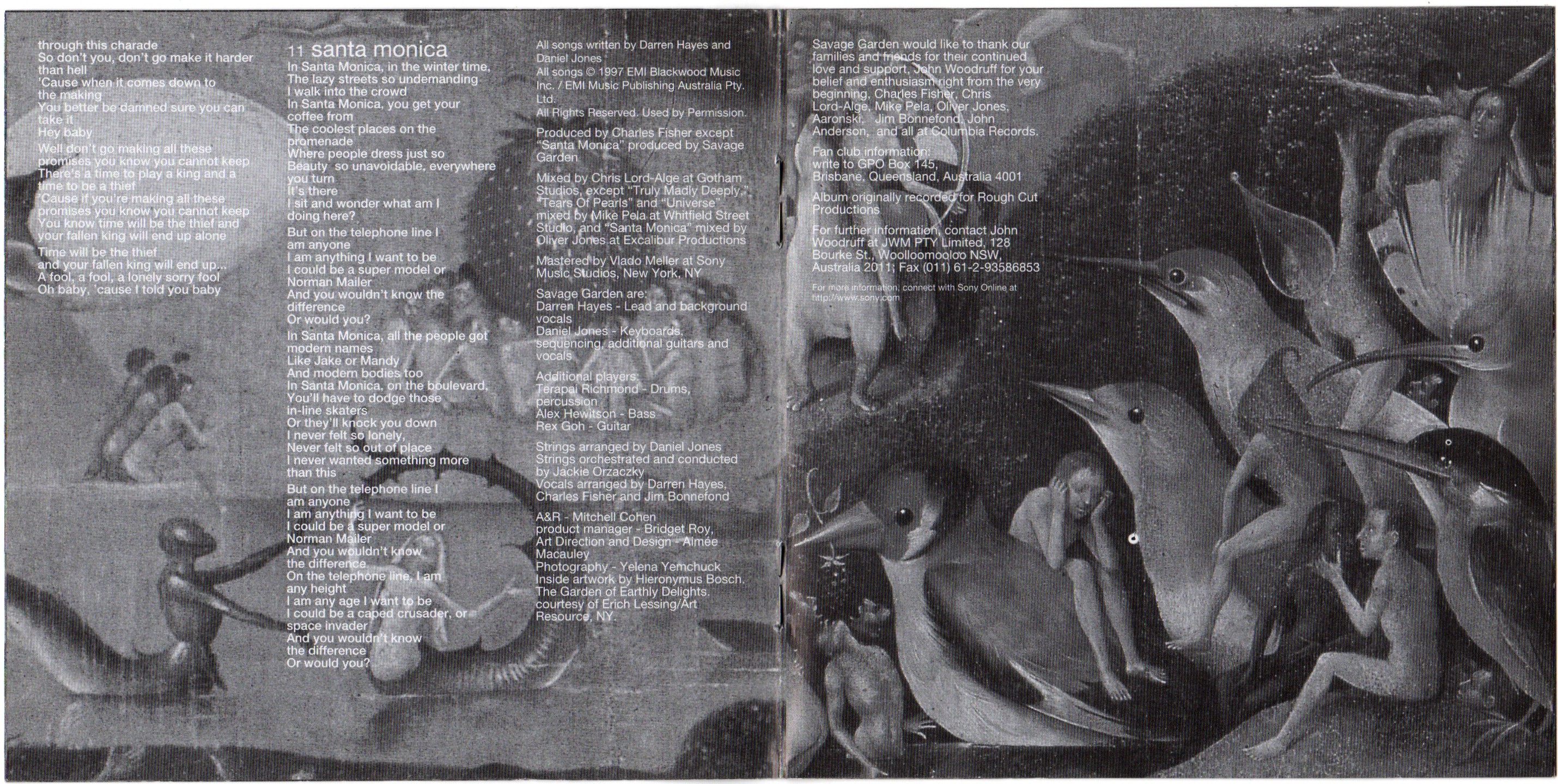 Savage Garden  Savage Garden booklet4 