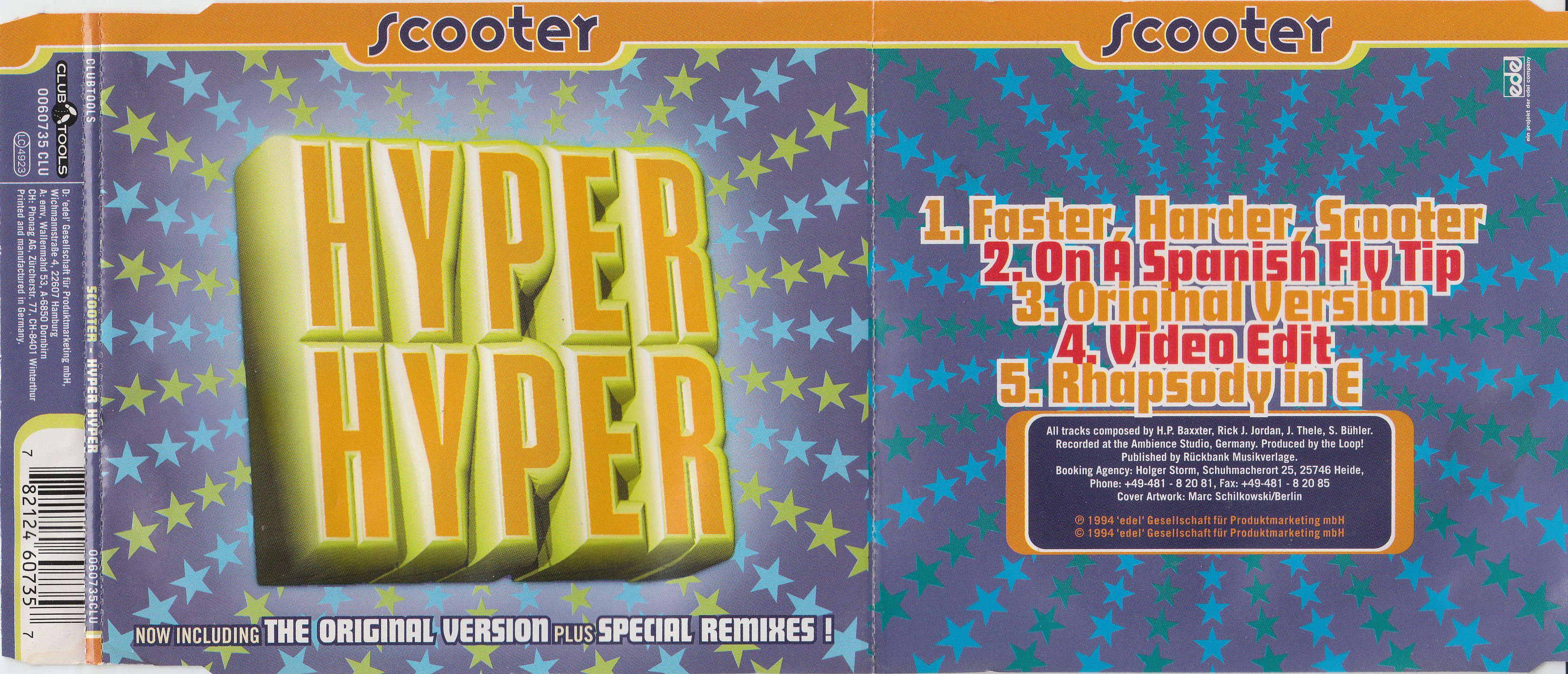 Scooter  Hyper Hyper booklet 