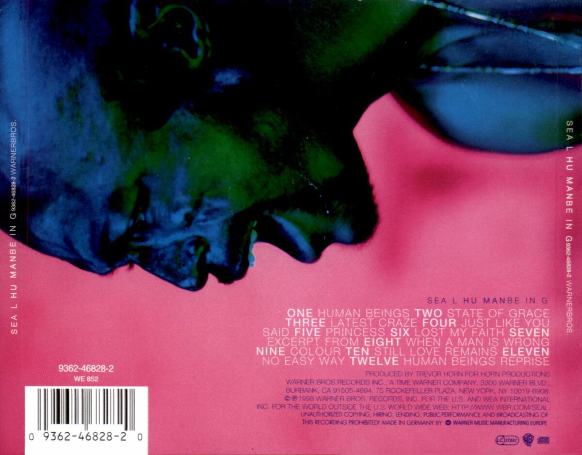 Seal  Human Being  Back