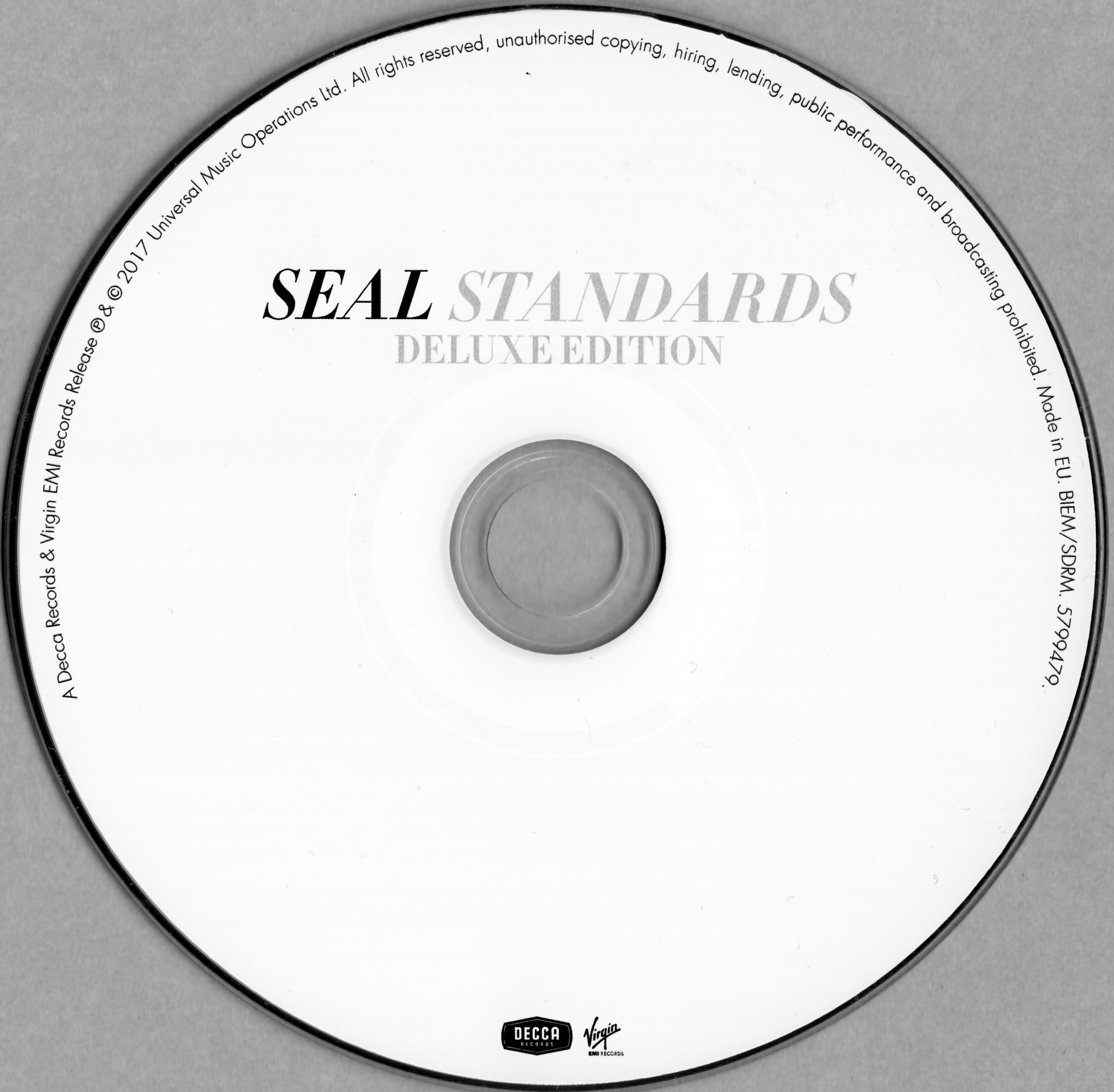 Seal  Standards Deluxe Edition cd 