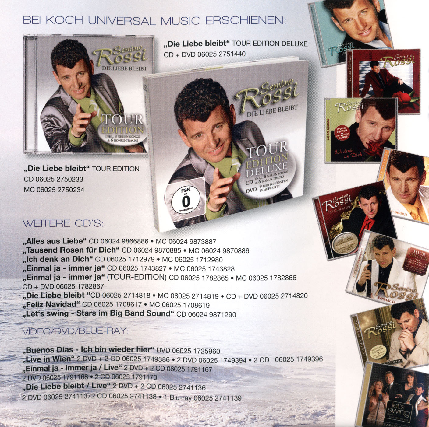 Semino Rossi  Augenblicke Deluxe Edition frontinside 