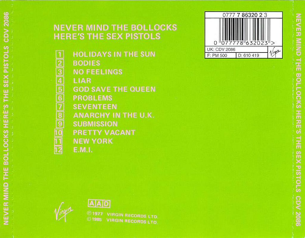 Sex Pistols Never Mind The 