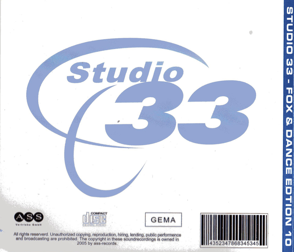 Studio 33 Fox and Dance 10th Edition Back