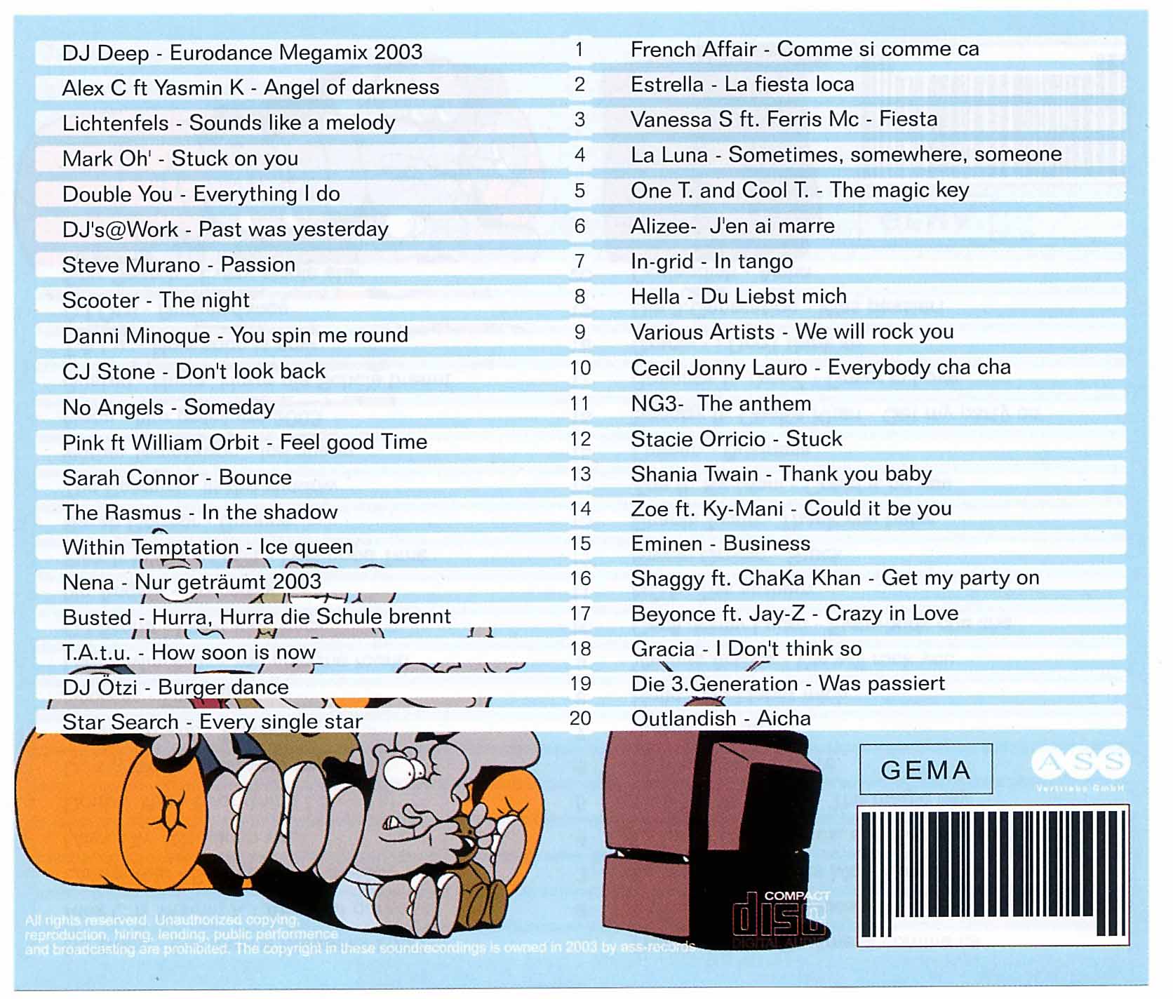 Studio 33 Hits Edition No 27 Back