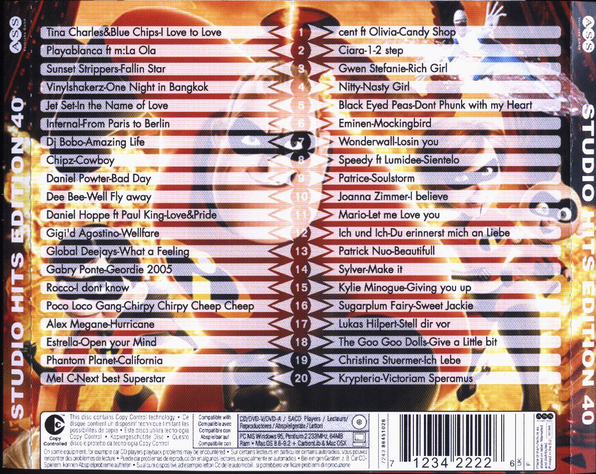 Studio 33 Hits Edition No 40 Back
