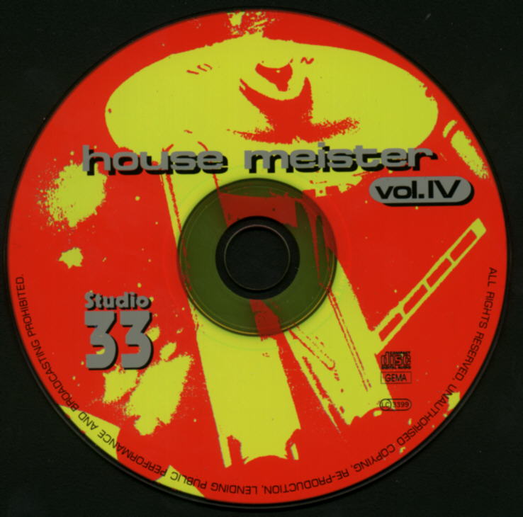 Studio 33 Housemeister Vol 04 CD