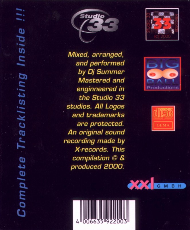 Studio 33 Housemeister Vol 08 Back