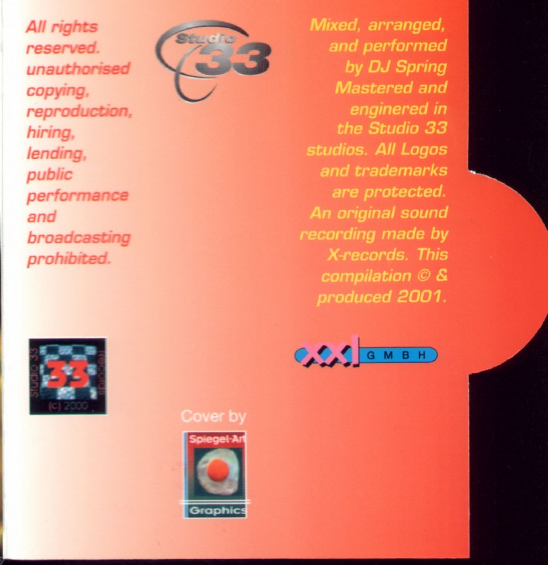 Studio 33 Housemeister Vol 11 Back