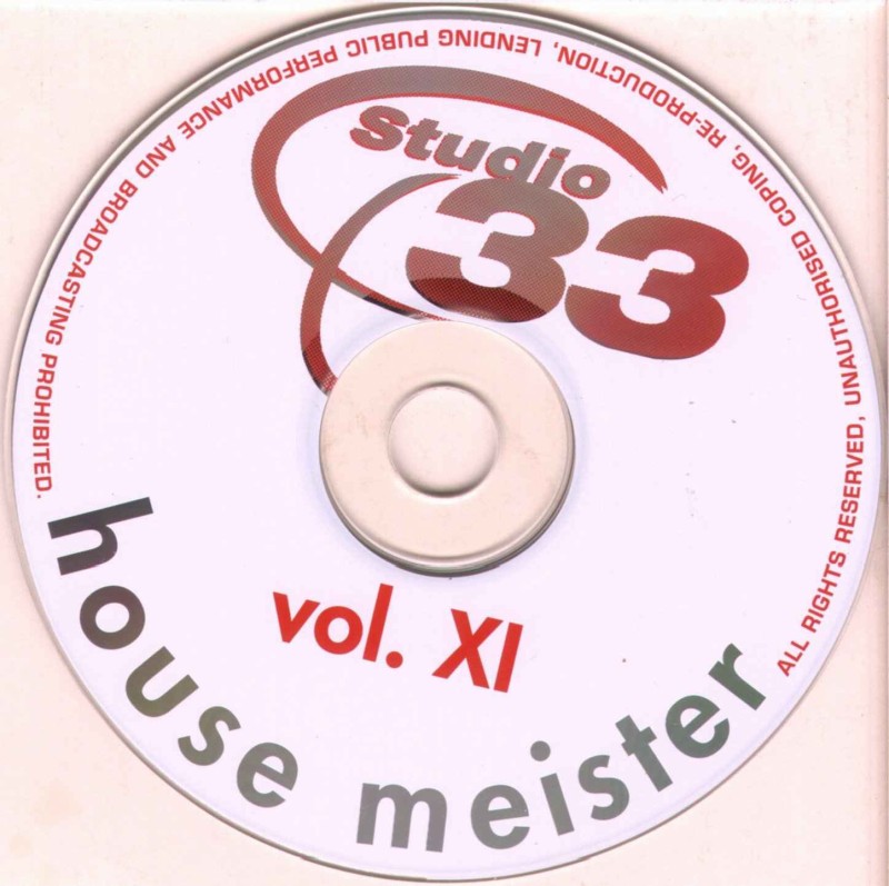 Studio 33 Housemeister Vol 11 CD