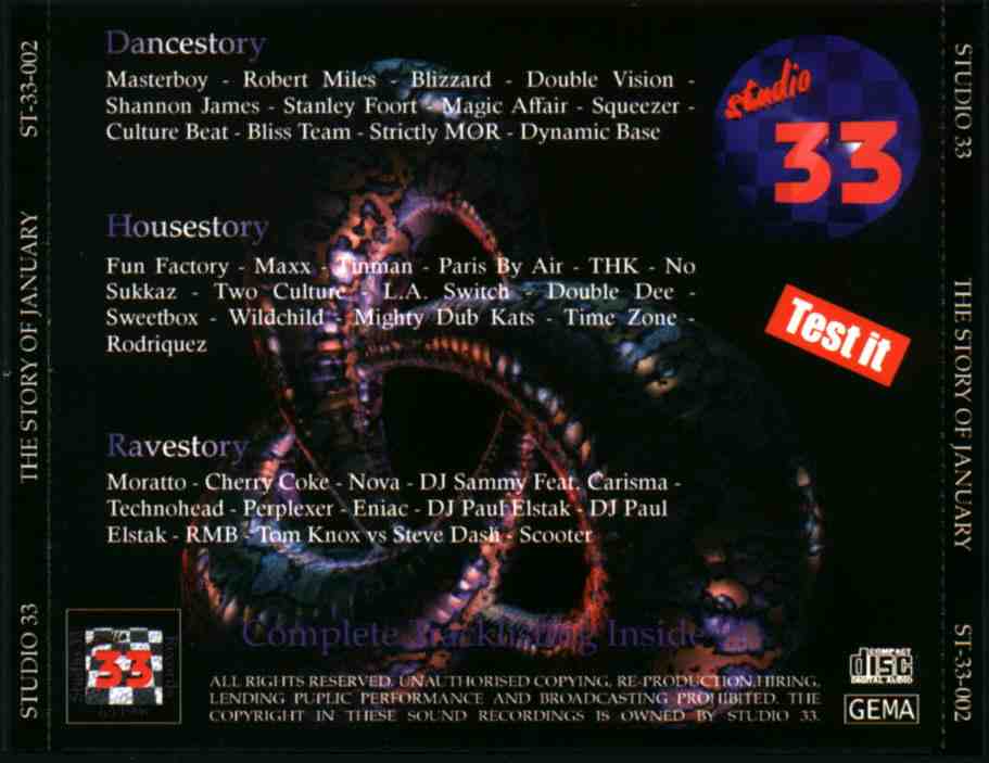 Studio 33 The 01Th Story Back